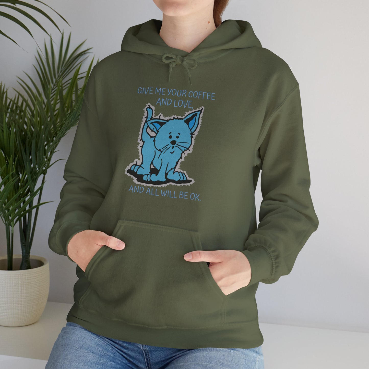 BLUE KITTY ALONE
